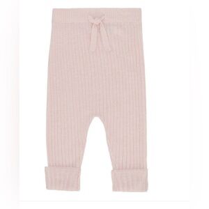 Molo Pink Ribbed Kids Casual Bottoms